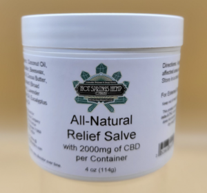 1) 2000mg All Natural Relief Salve